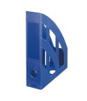 Pojemnik pionowy, plastikowy 8 cm, A4, niebieski