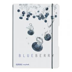 Notatnik Flex my.book, A5, 40 kartek w kratkę, Blueberry