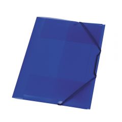 Teczka rysunkowa A4 plastikowa, niebieska