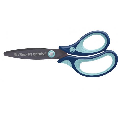 Nożyczki Griffix dla praworęcznych, niebieskie
