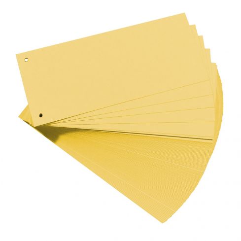 Kartonowe przekładki do dokumentów A4, żółte