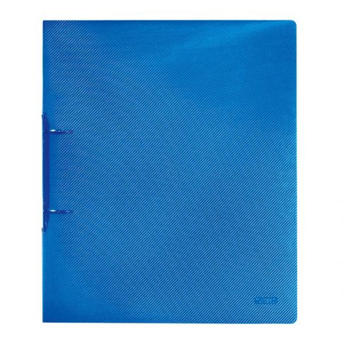 Segregator plastikowy PP A4, 4 cm, transparentny niebieski