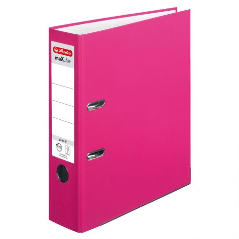 Segregator maX.file Protect Plus 8 cm, różowy
