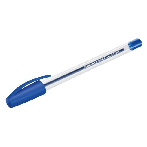 Długopis tradycyjny wkład niebieski, Pelikan Super Soft Stick, 12 sztuk